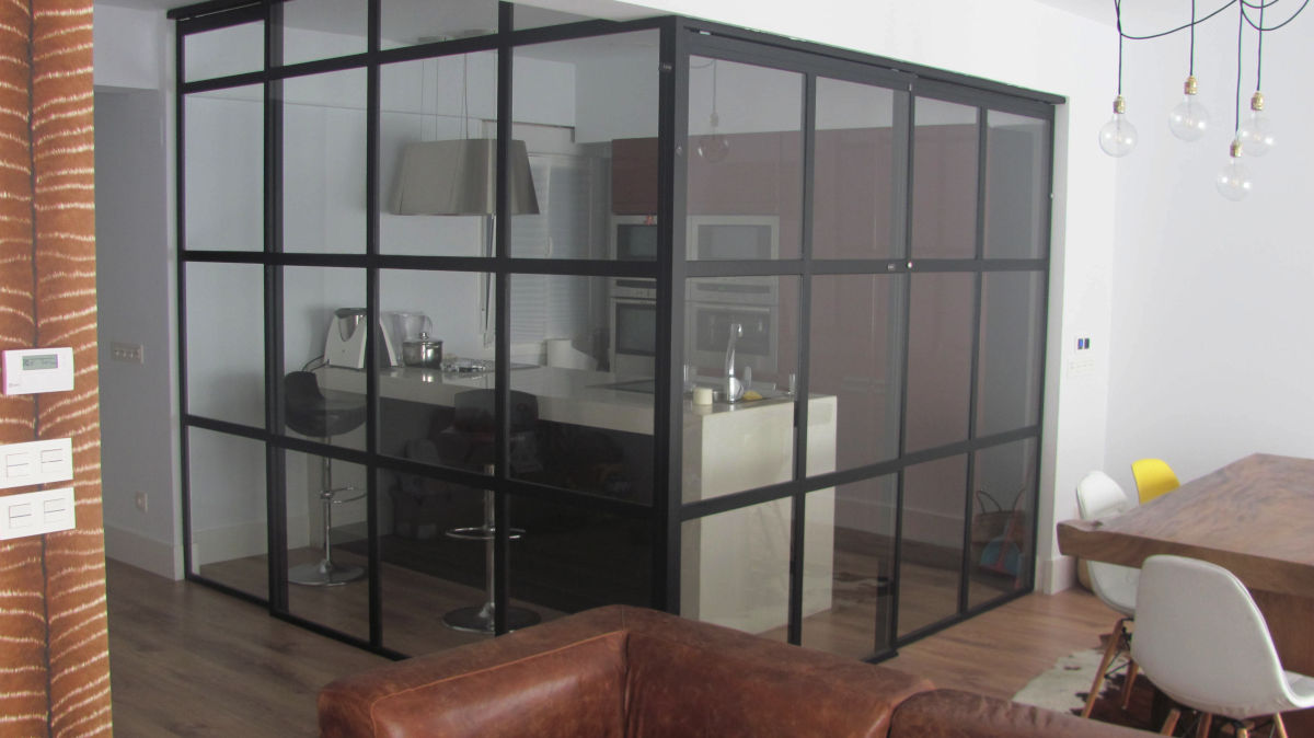 Estructura metálica cocina de diseño